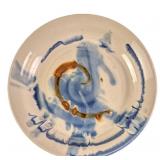 Handmade Pottery Art Plate