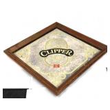 Clipper The Dark Light Beer Mirror Miller