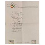 Brooklyn Dodgers Signed Don Drysdale & Others Lett