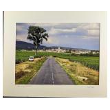 Matted Frank Juge Burgundy Postcard Photo