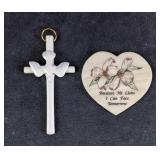 Cross Wall Hang/Ornament and Decorative Coaster