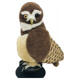 Halloween Decor, Plush Owl on Stand