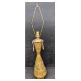 Vintage Converted Brass Vase Lamp