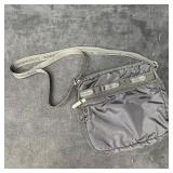 LeSportsac Black Nylon Crossbody Shoulder Bag