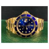 Classic 1987 Ref.# 16808 18K Gold Rolex Submariner