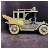Vintage Metal Cast Iron Car Automobile Sign Banthr