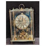 Kundo Kieninger Obergfell Gold Tone Mantle Clock