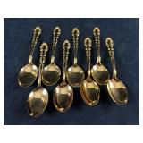 Vintage Community Gold Electroplated Soup Spoons F