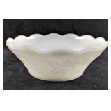 Vintage Anchor Hocking White Milk Glass Bowl