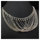 Sterling Silver Small Round Bead necklace