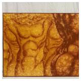 Medium Abstract Figural Torso Body Abs Painting by
