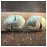 Danecraft Sterling Silver Screw Back Earrings B87