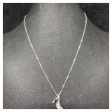 FAS 925 High Heel Shoe Cubic Zirconia Sterling Sil