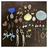 Costume Jewelry Lot Pendants Earrings Rings and Mi