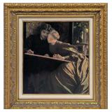 Large After Frederic Leighton Painter's Honeymoon