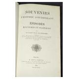 1864 Souvenirs D'Histoire Contemporaine Hardcover