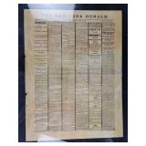 The New York Herald Reissue April 1865 President L