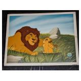 LE Disney Lion King Pouncing Lessons Sericel