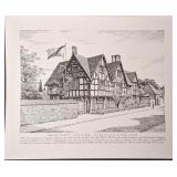 Vintage Hall's Croft John Mortlock Print