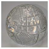 Waterford Crystal Earth Globe Paperweight