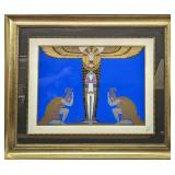 Framed S&N Erte 'Cleopatra' Serigraph Print