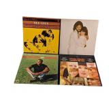 4 Vinyl LP Records Belafonte Petula Clark Streisan