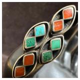 Zuni Native American Style Mutli Stone Channel Inl