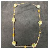 Murano Venetian Lamp Work Art Glass Light Blue Bea