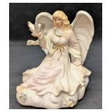 Classic Treasures Porcelain Angel With Dove Music