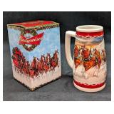 2010 Budweiser Dashing Through The Snow Stein