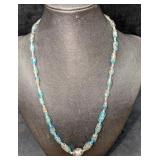 Vintage Italian Murano Art Glass Bead Necklace EEE