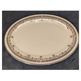 Retired Lenox Fine China Lace Point 16' Oval Servi