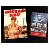 (2) Military History Books Korean War & Killing Li