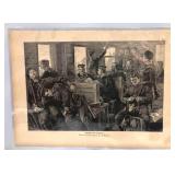 Print Of Drawing 'Driving Home From The Maneuver'