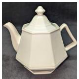 Vintage White Porcelain Teapot