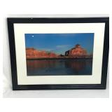 Framed Large Photograph of Lake Powell Glen Canyon