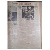 Vintage Bound Florida Lakeland Ledger Oct To Decem