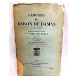 Mï¿½moires Du Baron De Damas (1785-1862) Tome Deuxiï¿½