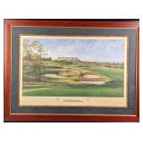 Framed Linda Hartough AP Litho 100th Anniversary T