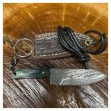 MHS Cutlery Keychain Butcher Style Blade Knife Wit