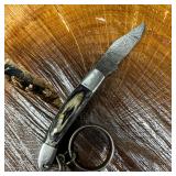 MHS Cutlery Keychain Steel Folding Blade Pocket Kn