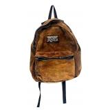 Vintage Brown Suede Leather Adventure Jansport Bac