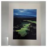 Aerial Golf Course Landscape Over Fairways Fine Ar