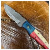 American Themed MHS Cutlery Steel Fixed Blade Knif
