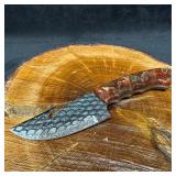 MHS Cutlery Fixed Steel Textured Patterned Blade K