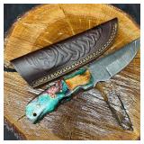 MHS Cutlery Fixed Blade Knife Multi Colored Two To