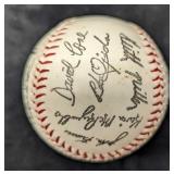 Vintage Stamp Signed New York Mets Baseball