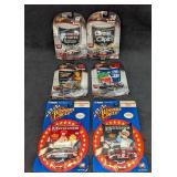 6 Winner's Circle Die Cast Cars With Hoods