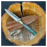 Fixed Blade Knife Spear Point Dagger Style MHS Cut