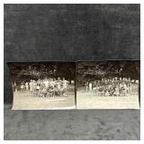 Pair of Vintage KEW Photo Lab Company Softball Tea